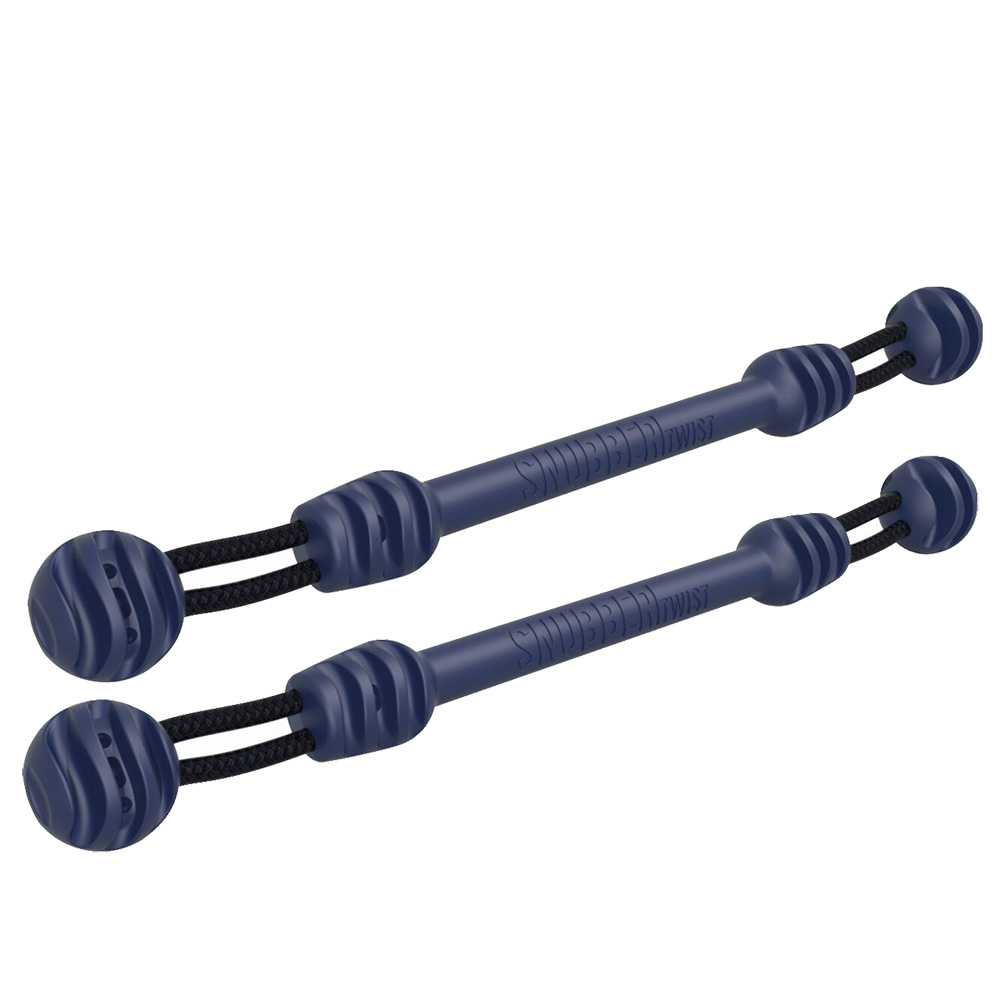 image for Snubber TWIST – Navy Blue – Pair