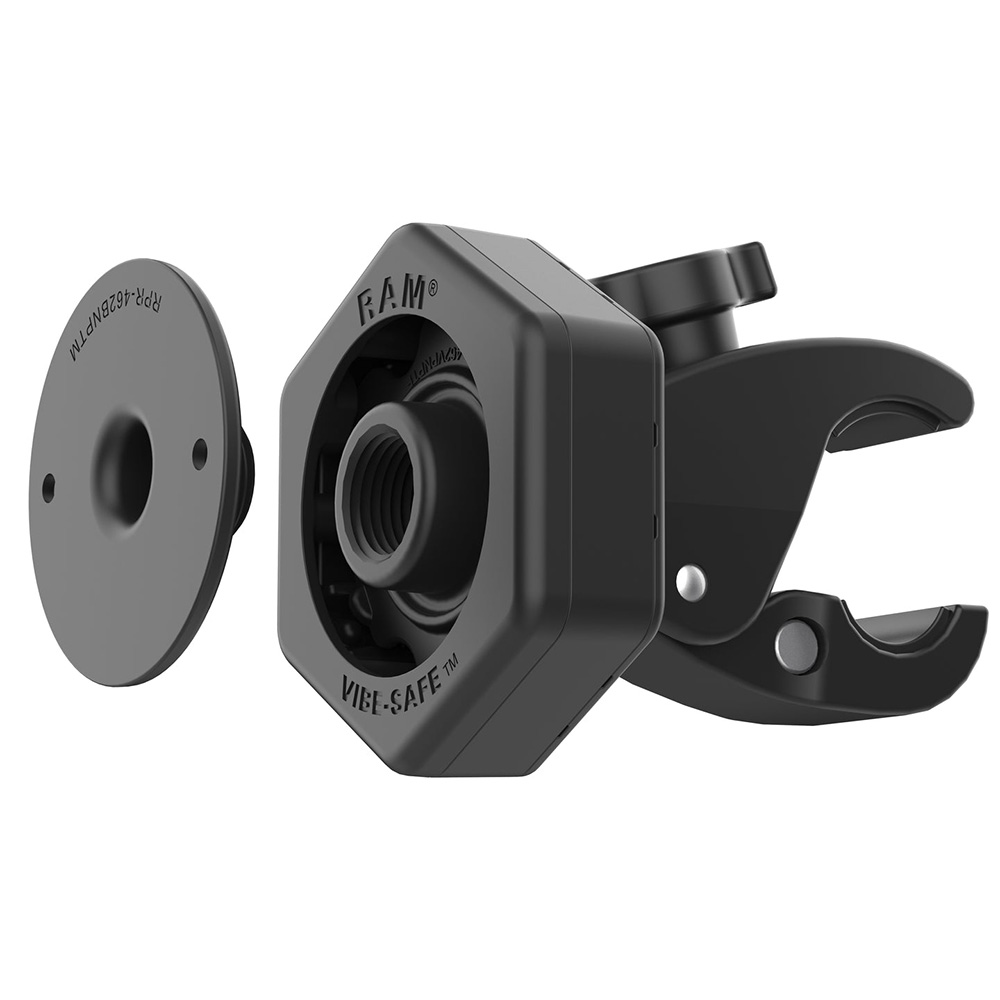 image for RAM Mount RAM® Tough-Claw™ Small Clamp Base w/Vibe-Safe™ Adapter