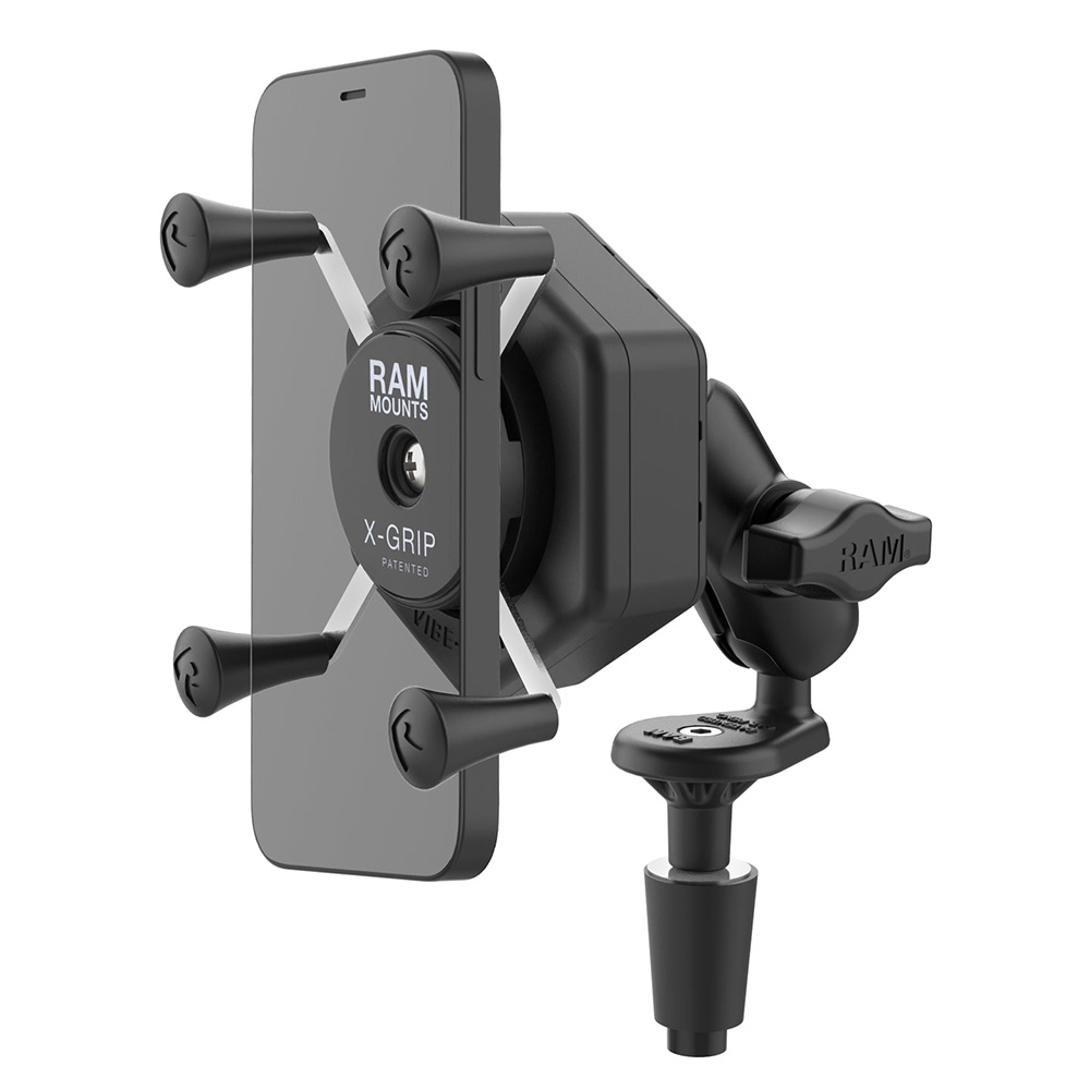 image for RAM Mount RAM® X-Grip® Phone Mount w/Vibe-Safe™ & Fork Stem Base – Short