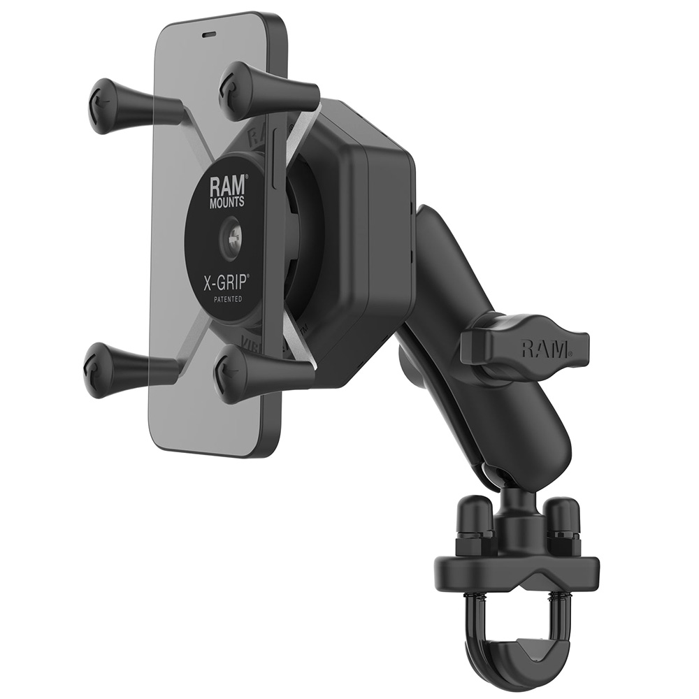 image for RAM Mount RAM® X-Grip® Phone Mount w/Vibe-Safe™ & U-Bolt Base – Medium