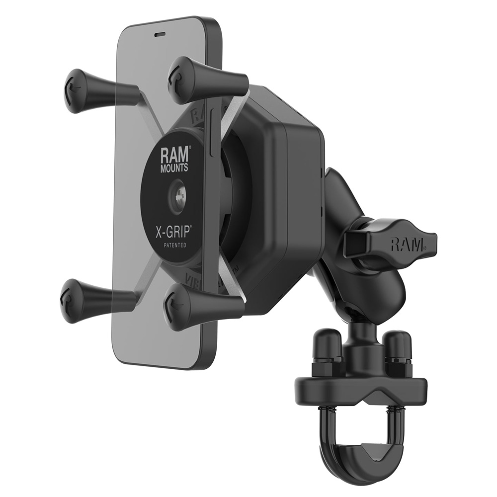 image for RAM Mount RAM® X-Grip® Phone Mount w/Vibe-Safe™ & U-Bolt Base – Short