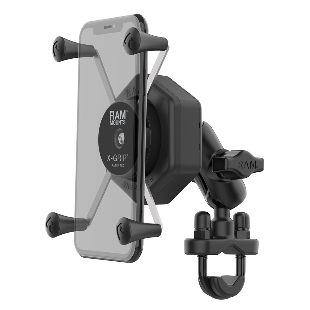 image for RAM Mount RAM® X-Grip® Large Phone Mount w/Vibe-Safe™ & U-Bolt Base – Short