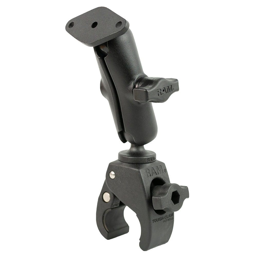 image for RAM Mount RAM® Tough-Claw™ Small Clamp Mount w/Diamond Plate