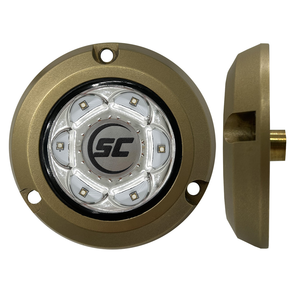 image for Shadow-Caster SC2 Series Bronze Surface Mount Underwater Light – Great White