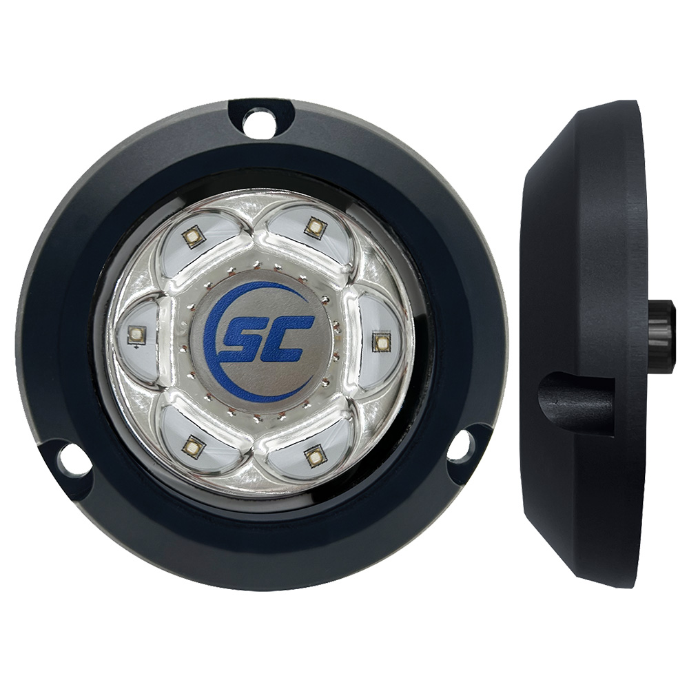 image for Shadow-Caster SC2 Series Polymer Composite Surface Mount Underwater Light – Bimini Blue