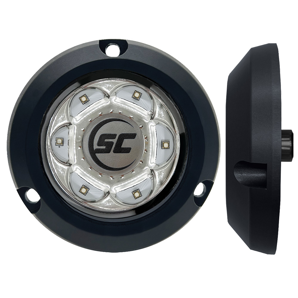 image for Shadow-Caster SC2 Series Polymer Composite Surface Mount Underwater Light – Great White