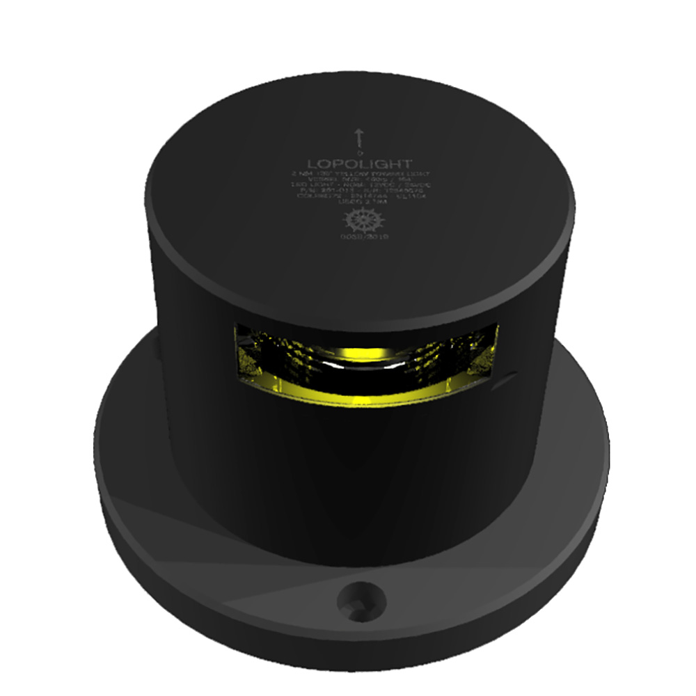 image for Lopolight Pro Yellow Towing Light – 2NM – Black Housing