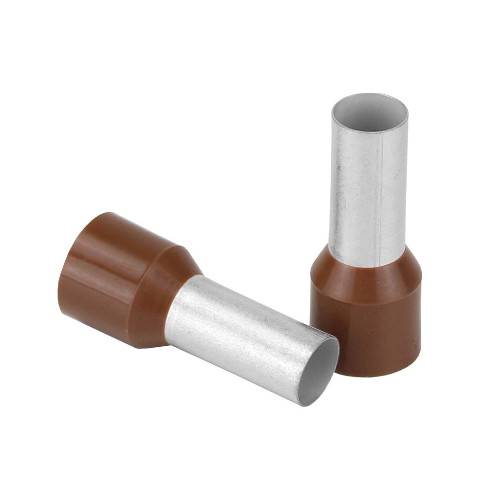 image for Pacer Brown 4 AWG Wire Ferrule – 16mm Length – 10 Pack