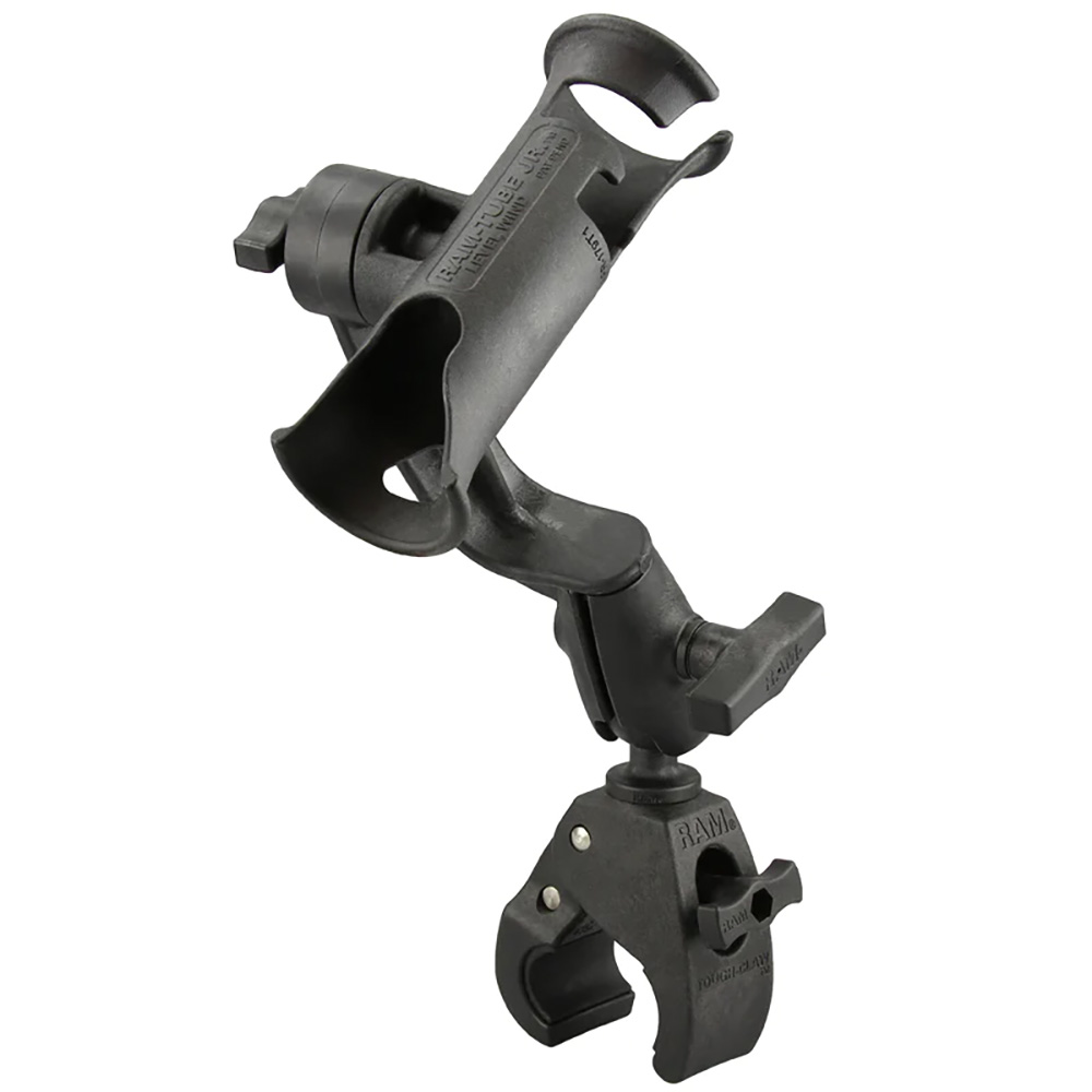 image for RAM Mount RAM® Tube Jr.™ Rod Holder w/Revolution Arm & RAM® Tough-Claw™ Base