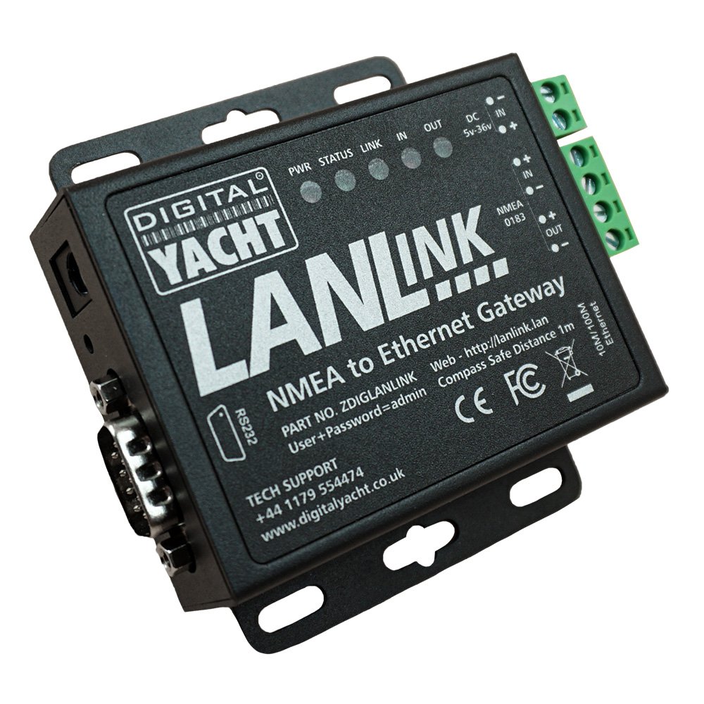 image for Digital Yacht LANLink NMEA 0183 To Ethernet Gateway