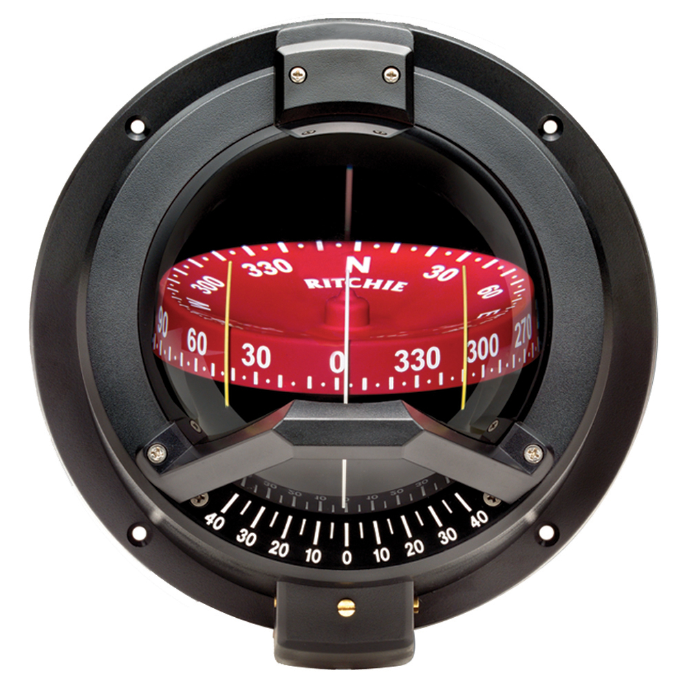 Ritchie BN-202 Navigator Compass - Bulkhead Mount - Black CD-10349