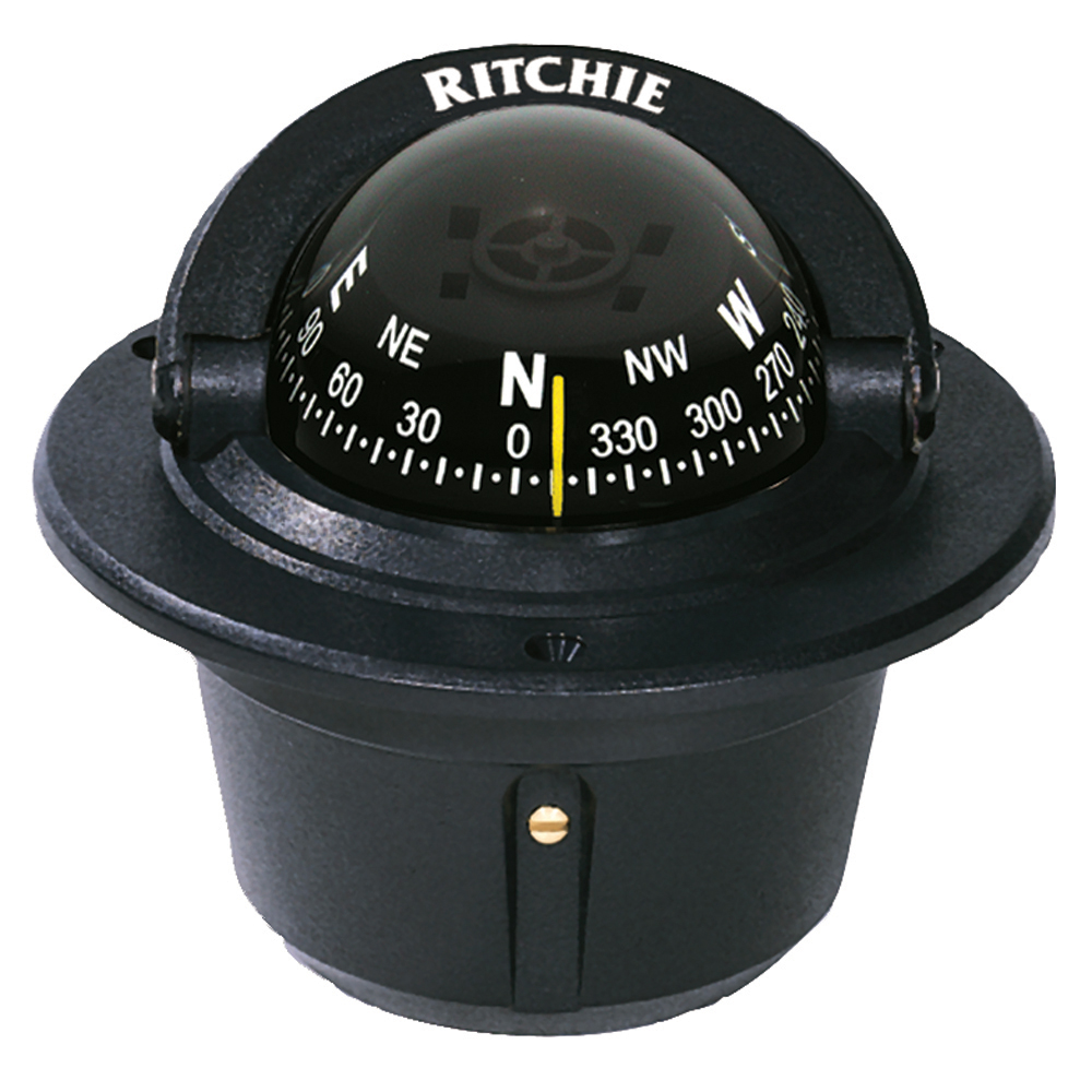 image for Ritchie F-50 Explorer Compass – Flush Mount – Black