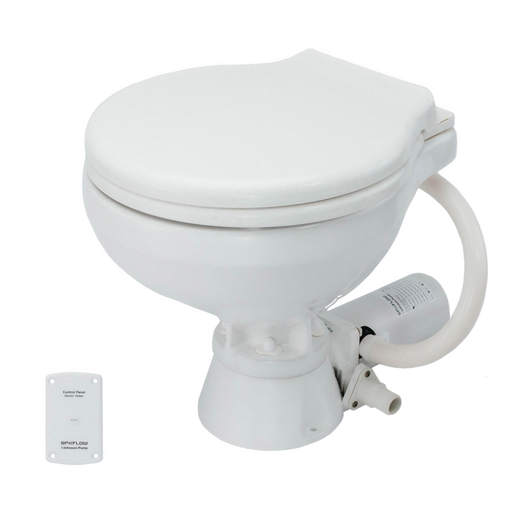 image for Johnson Pump Standard Electric Toilet – Comfort Macerator Style – 24V