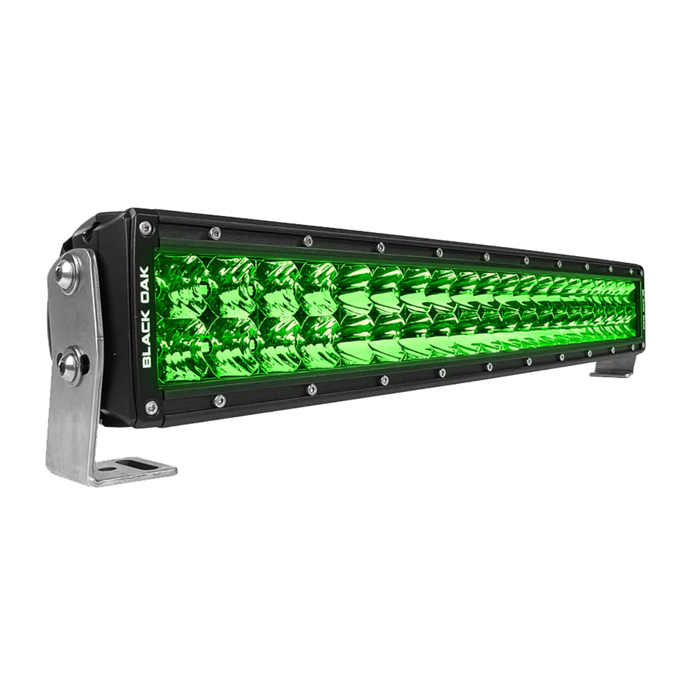 image for Black Oak Curved Double Row Combo Green Hog Hunting 20″ Pro Series 3.0 LED Light Bar