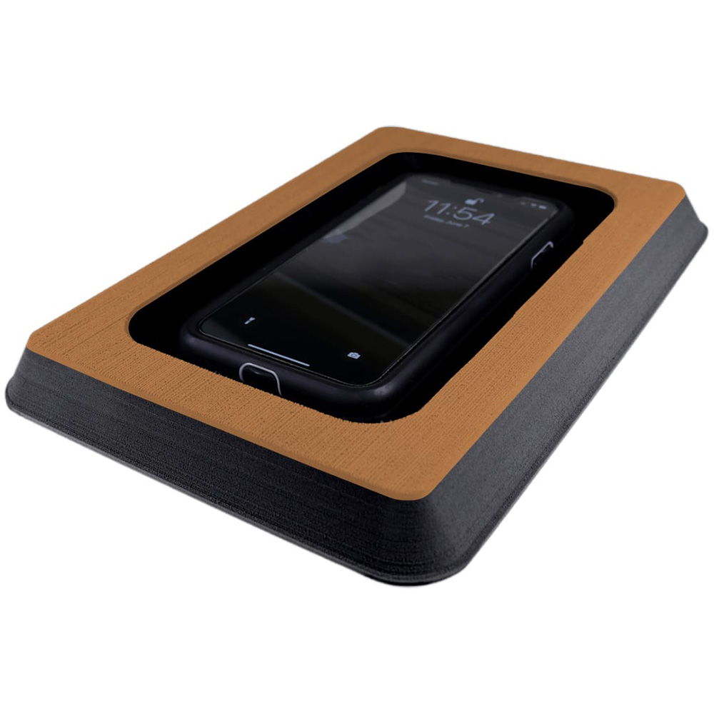 image for SeaDek Single Cell Phone Dash Pocket – Mocha/Black