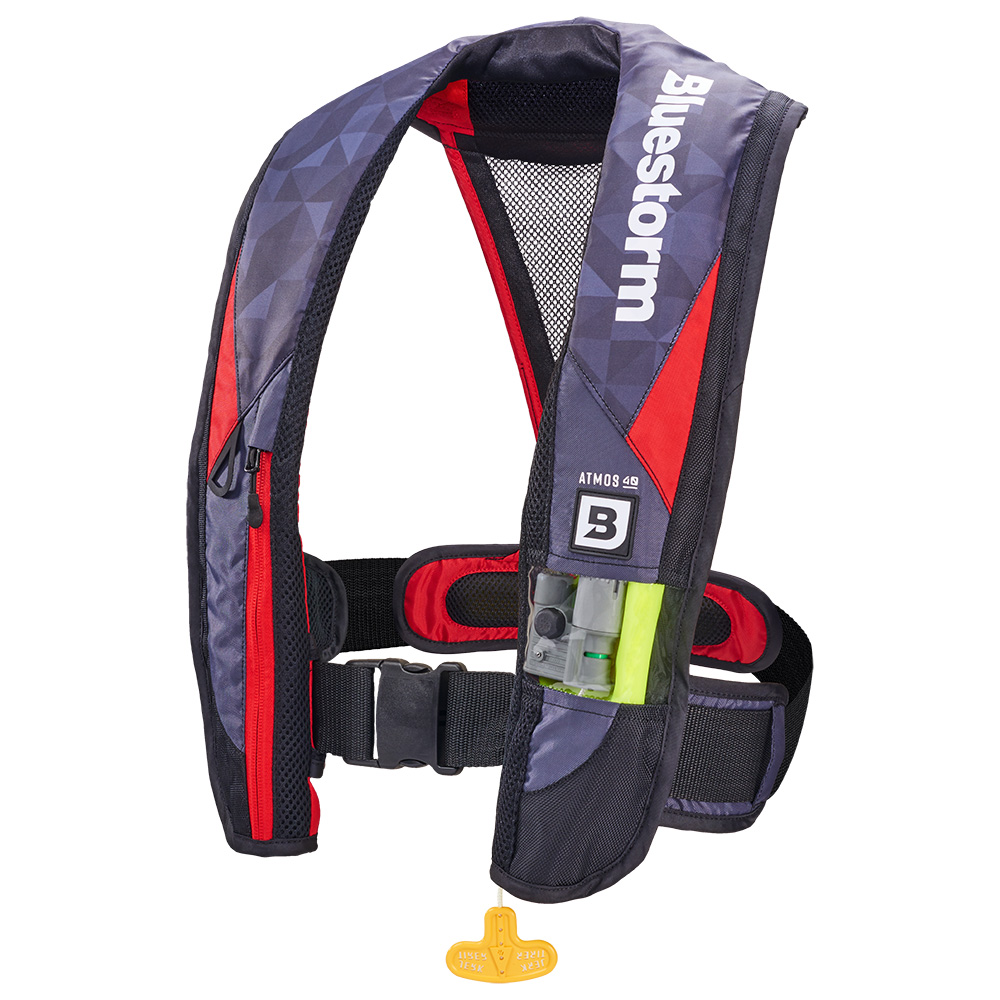image for Bluestorm Atmos 40 Auto Type II Inflatable PFD – Red