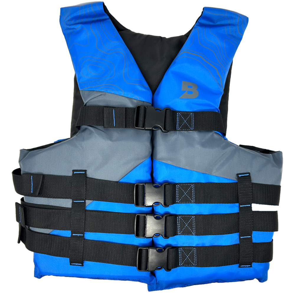 image for Bluestorm Type III Adult Universal Foam Life Jacket – Blue