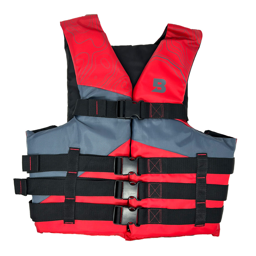 image for Bluestorm Type III Adult Universal Foam Life Jacket – Red