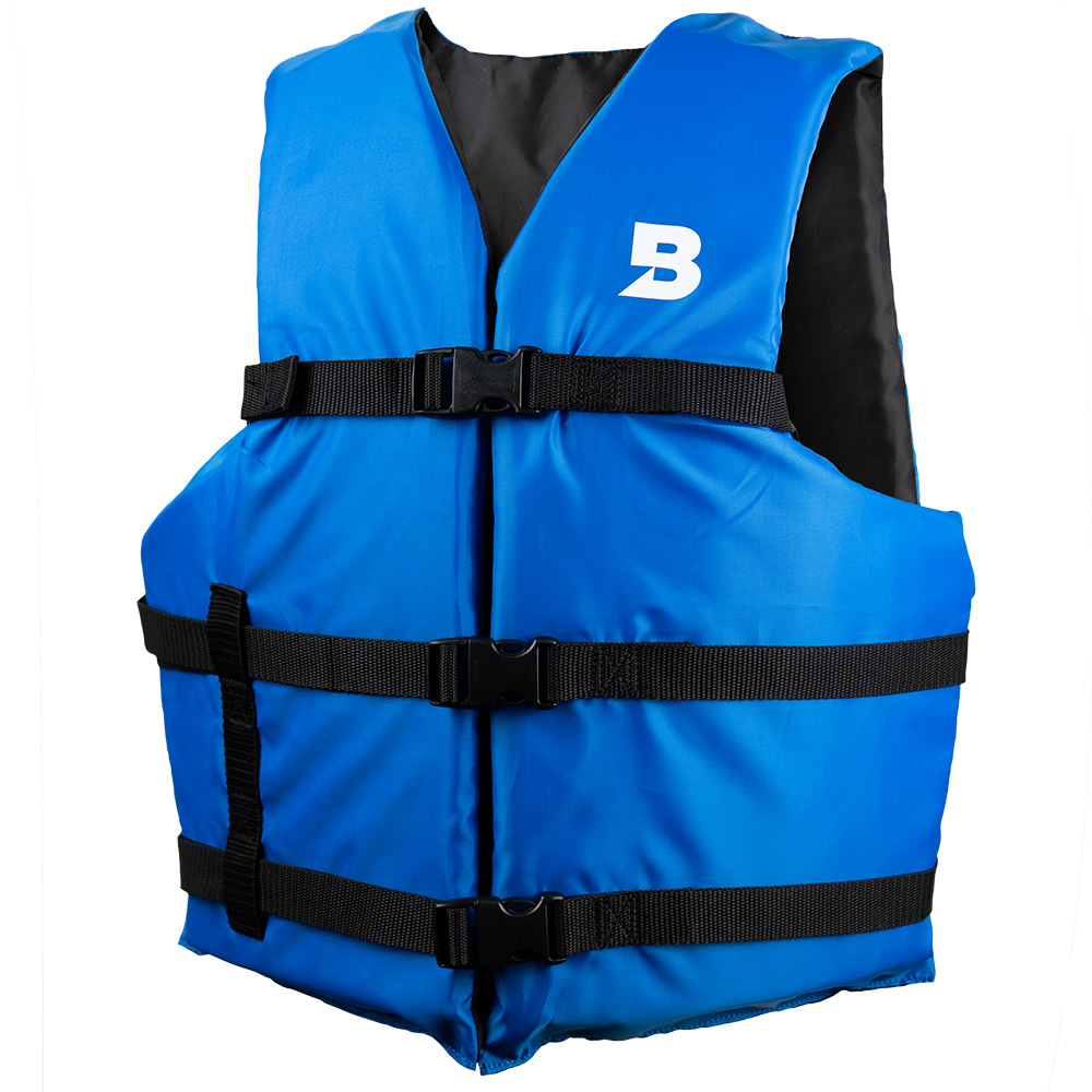 image for Bluestorm Type III General Boating Adult Universal Foam Life Jacket – Blue