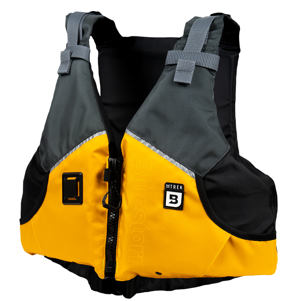 image for Bluestorm Trek Adult Universal Paddling Vest – Sunset Yellow