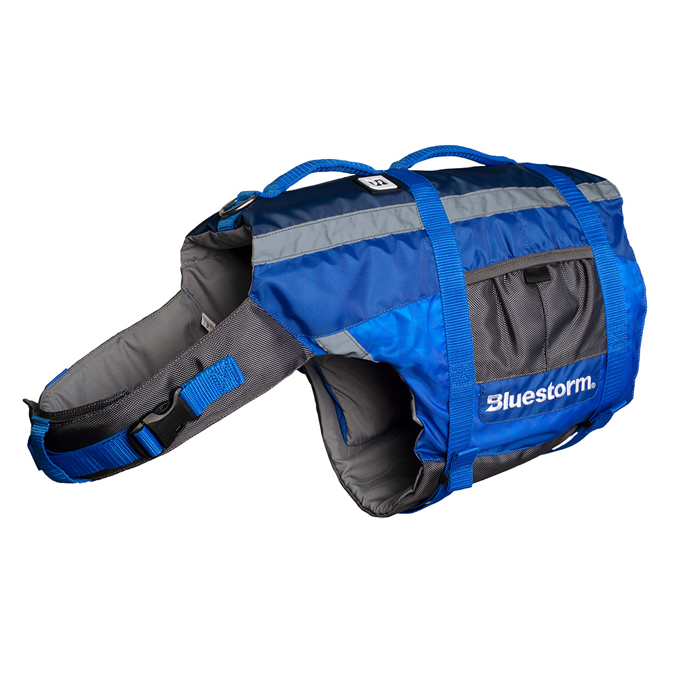 image for Bluestorm Dog Paddler Life Jacket – Deep Blue – Large