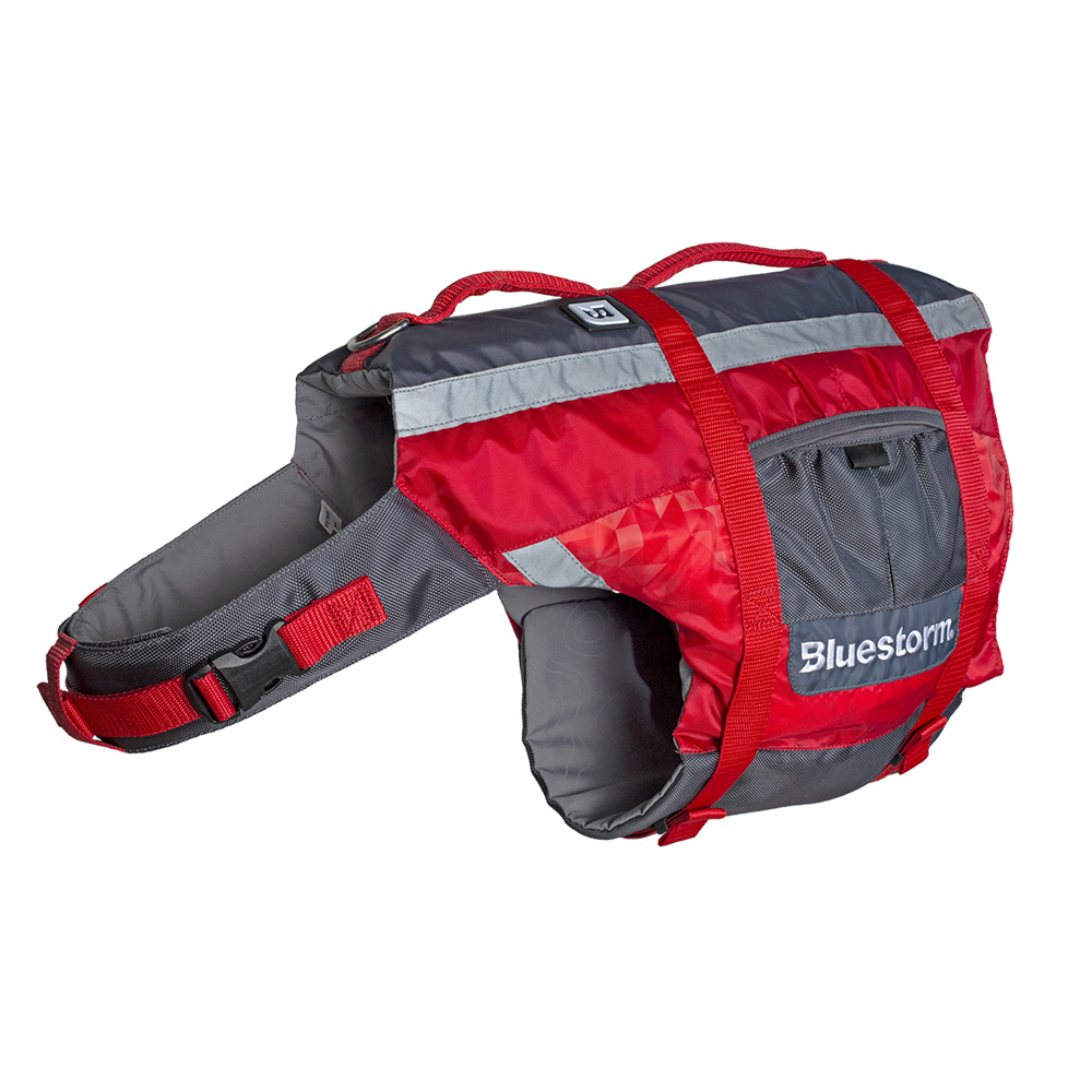 image for Bluestorm Dog Paddler Life Jacket – Nitro Red – XS