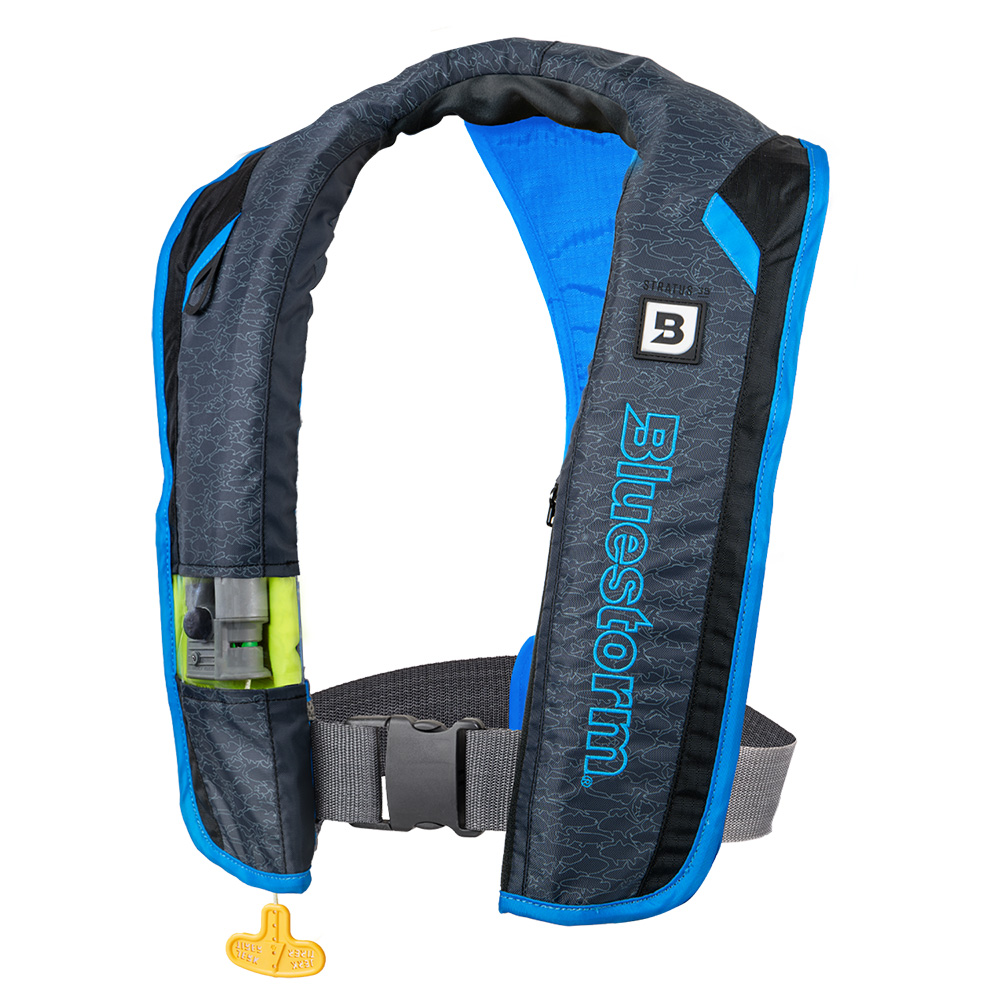 image for Bluestorm Stratus 35 Auto Type II Inflatable PFD – Coastal Blue