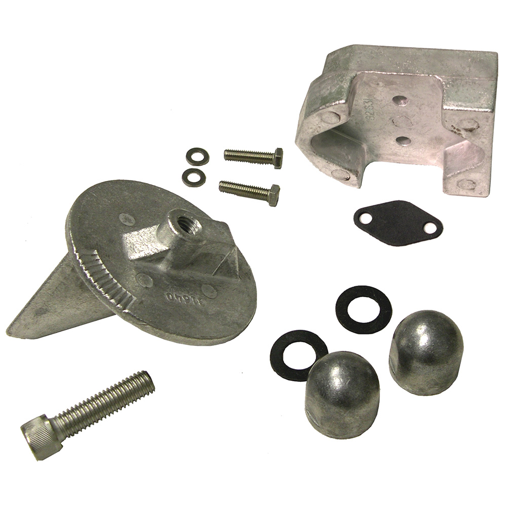 image for Performance Metals Mercruiser Alpha 1 Gen 1 Complete Anode Kit (No Power Steering) – Aluminum
