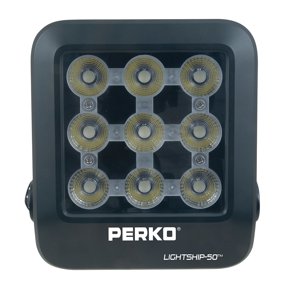 image for Perko Lightship 50 LED High Performance Floodlight – 12/24V – Black