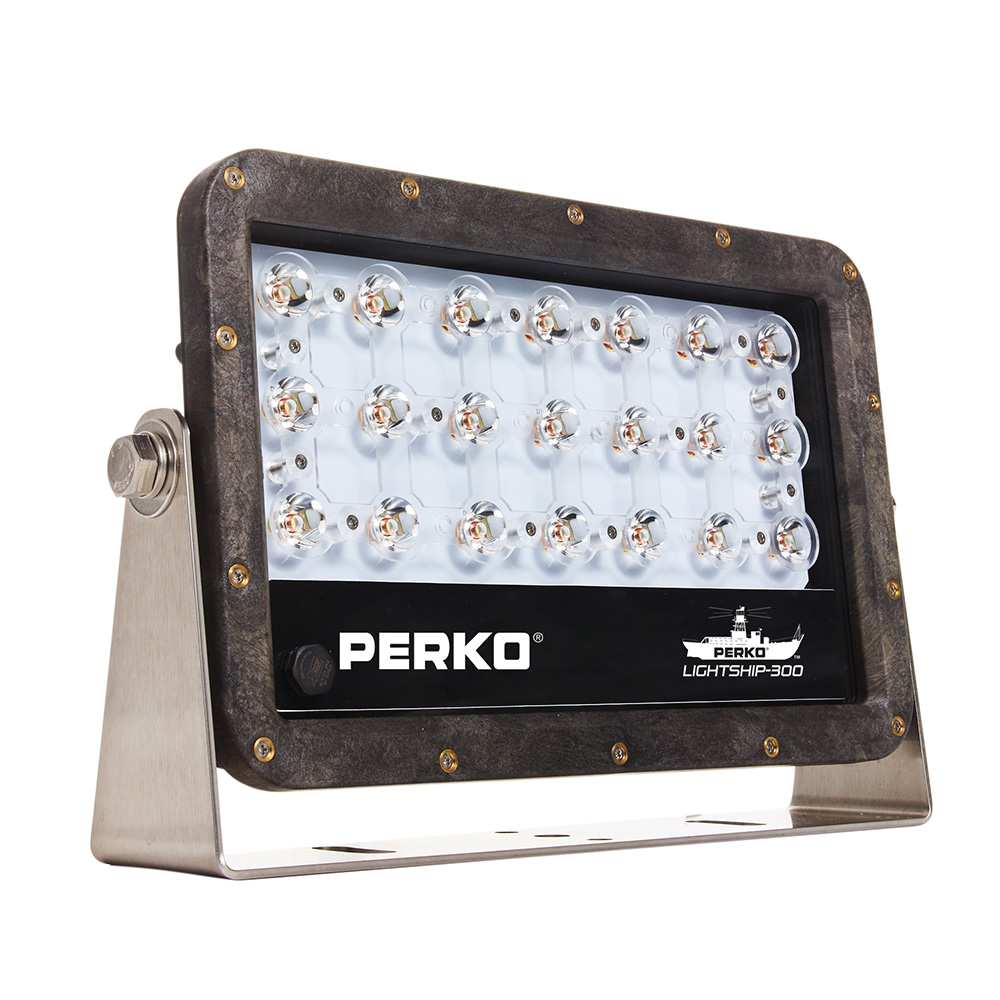 image for Perko Lightship 100 LED High Performance Floodlight – 12/24V – Black