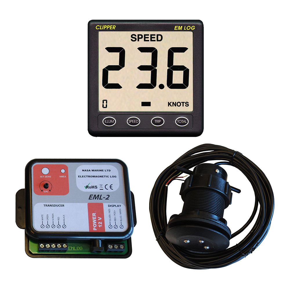 image for Clipper Electromagnetic 2 Speed Log Display Data Box Electromagnetic Log