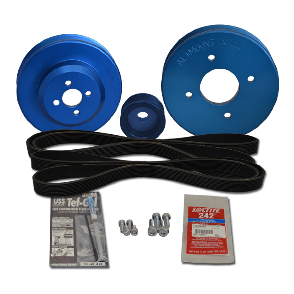 image for Balmar Yanmar Pulley Kit f/4JH, 4JHE, -TE, -HTE, -DTE