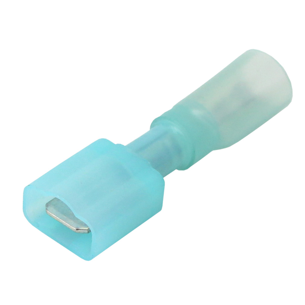 image for Pacer 16-14 AWG Fully-Insulated Male Disconnect Terminal – Blue – 100 Pack