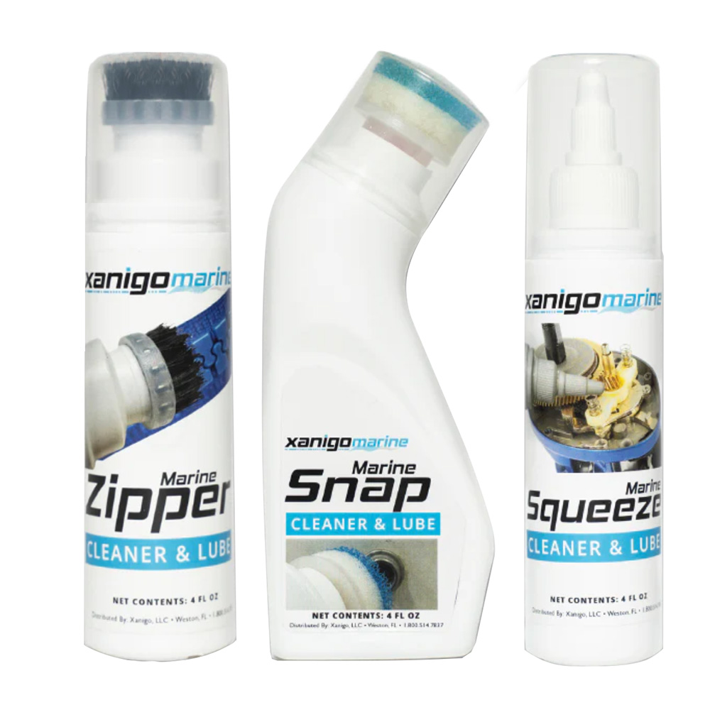 image for Xanigo Marine 3-Piece Marine Zipper & Snap Lube Set