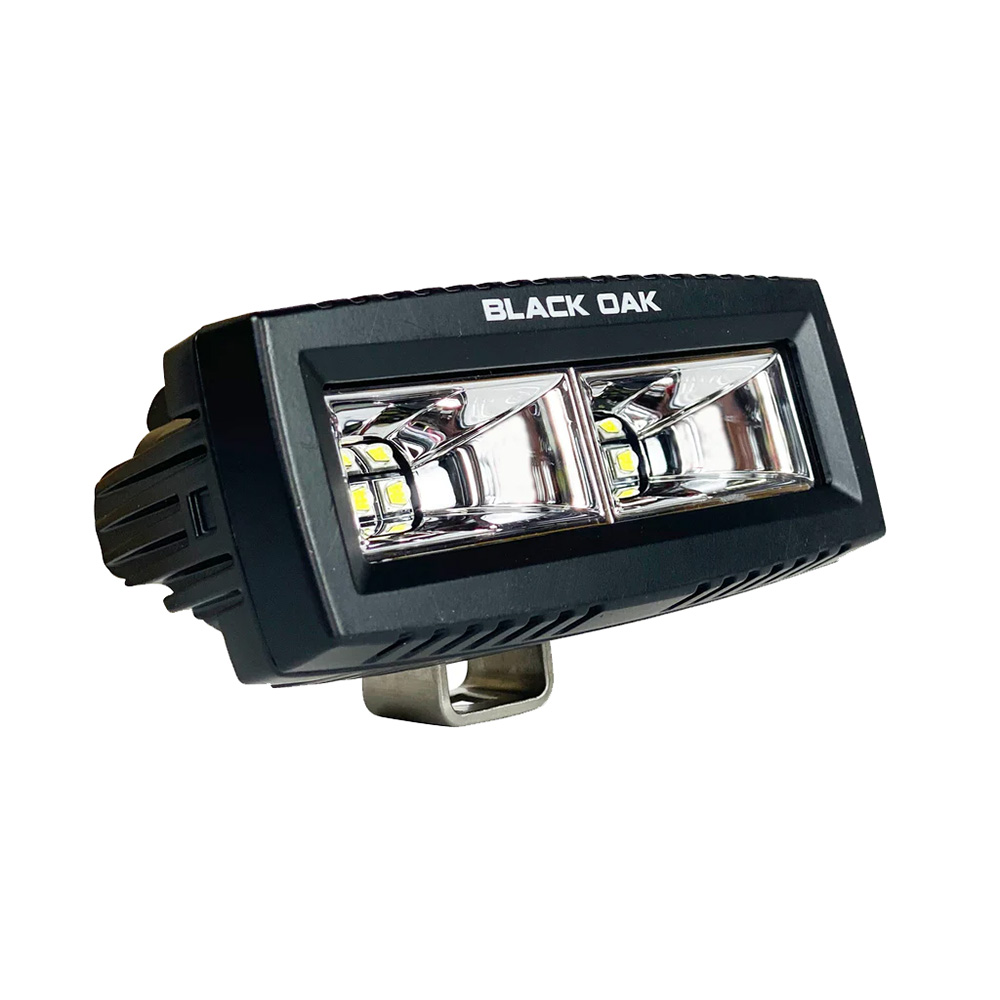 image for Black Oak 4″ Marine Spreader Light Flood Scene LED Pro Series 3.0 – Black