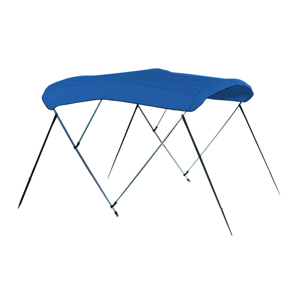 image for Carver 3 Bow 4681U Bimini Top with Boot – Pacific Blue Acrylic