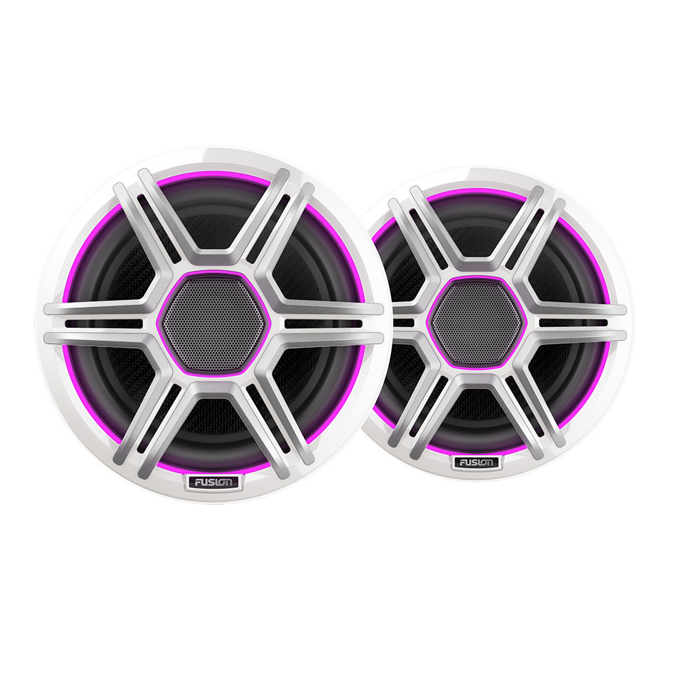 image for Fusion Apollo™ 7.7″ LED Marine Speakers w/Sports White Grille