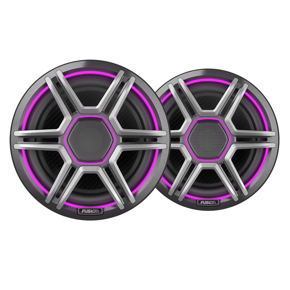 image for Fusion Apollo™ 7.7″ LED Marine Speakers w/Sports Grey Grille