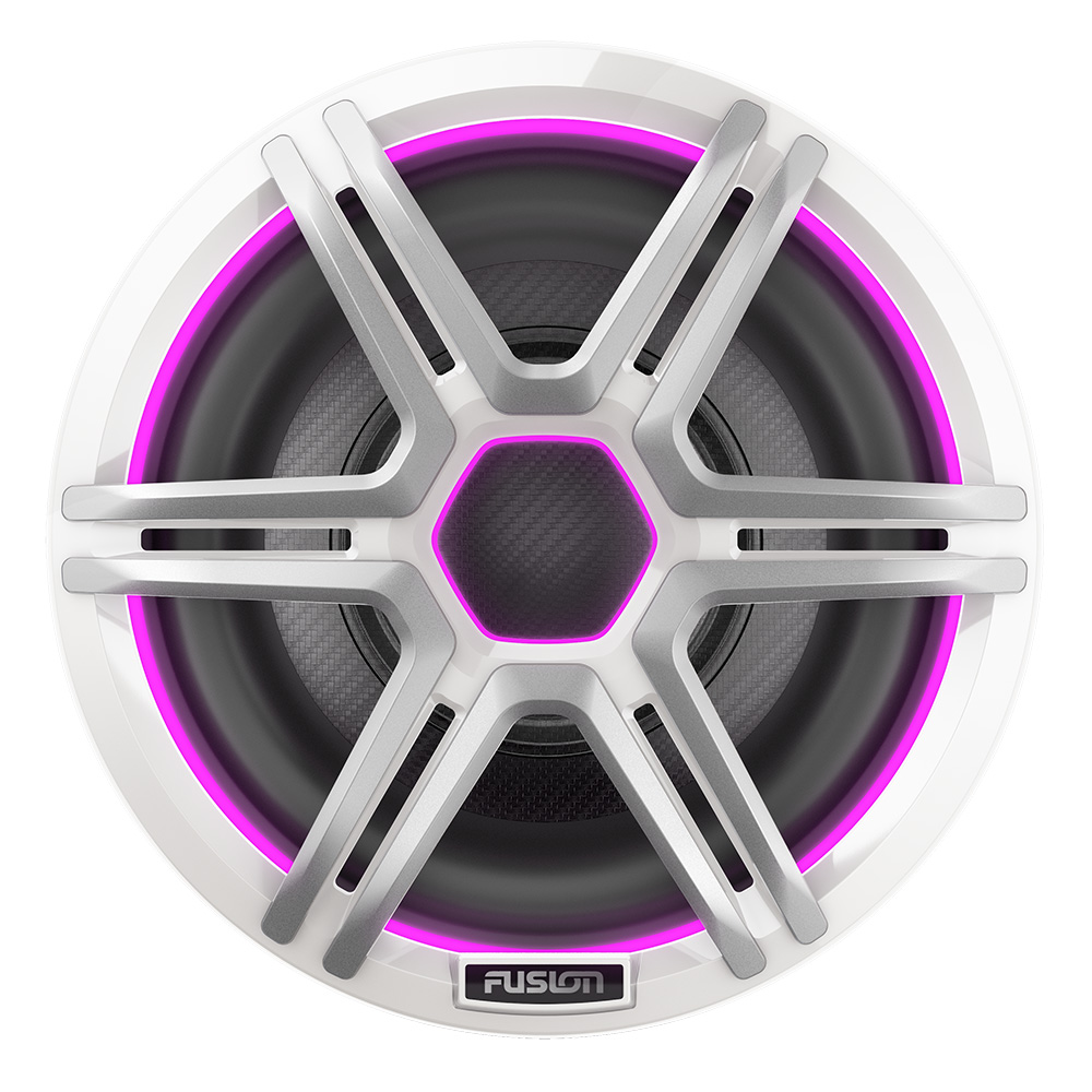 image for Fusion Apollo™ 10″ LED Marine Subwoofer w/Sports White Grille