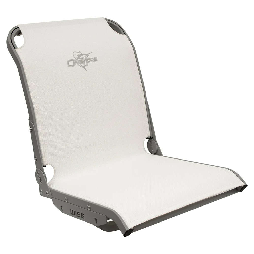 image for Wise 3374 Aero X™ Cool-Ride Mesh Mid-Back Boat Seat – White