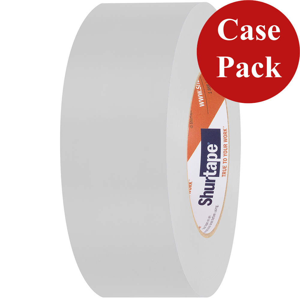 image for Shurtape UV-Resistant Marine Heat Shrink Tape – 48MM x 55M Roll – Straight Edge White *Case of 24 Rolls*