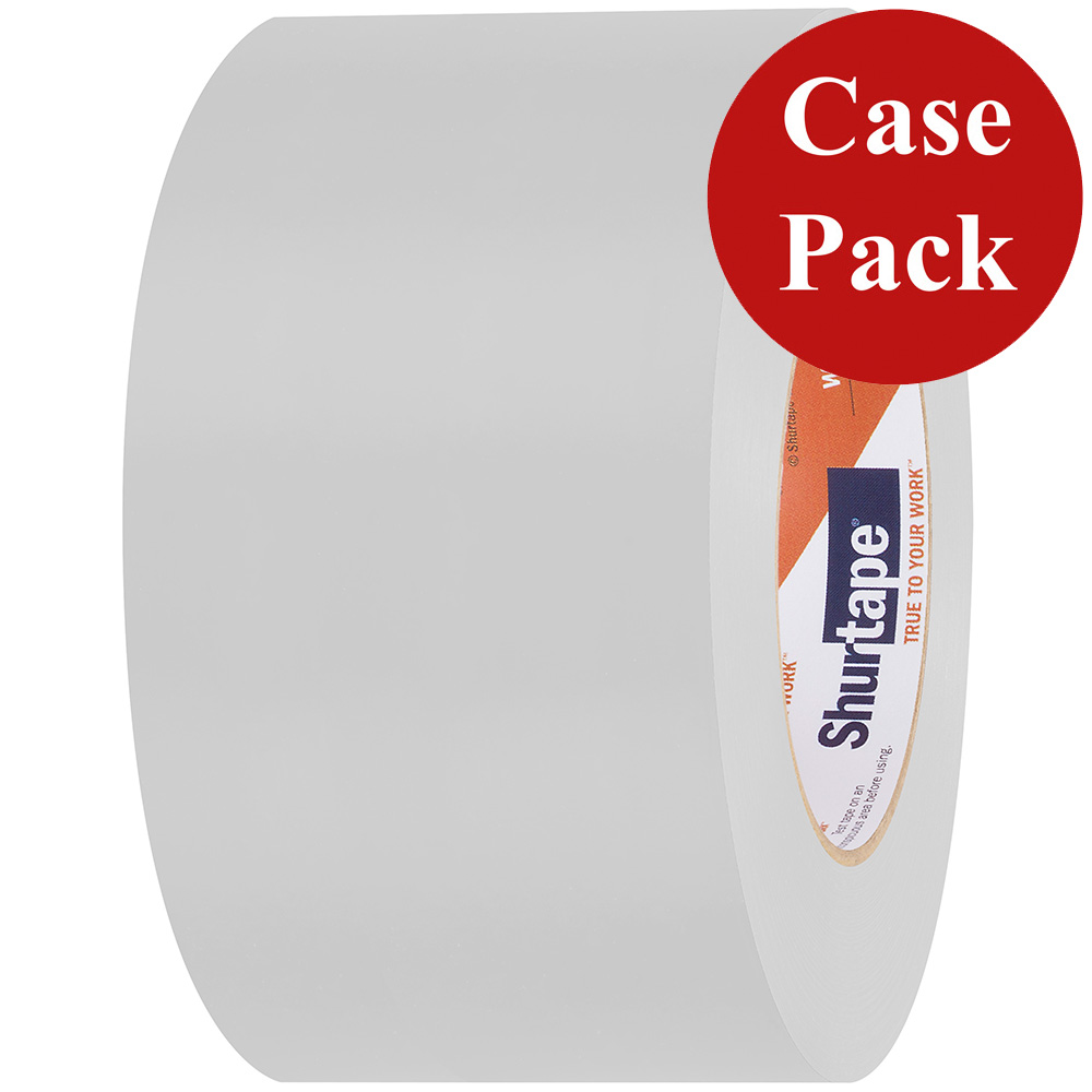 image for Shurtape UV-Resistant Marine Heat Shrink Tape – 72MM x 55M Roll – Straight Edge White *Case of 16 Rolls*