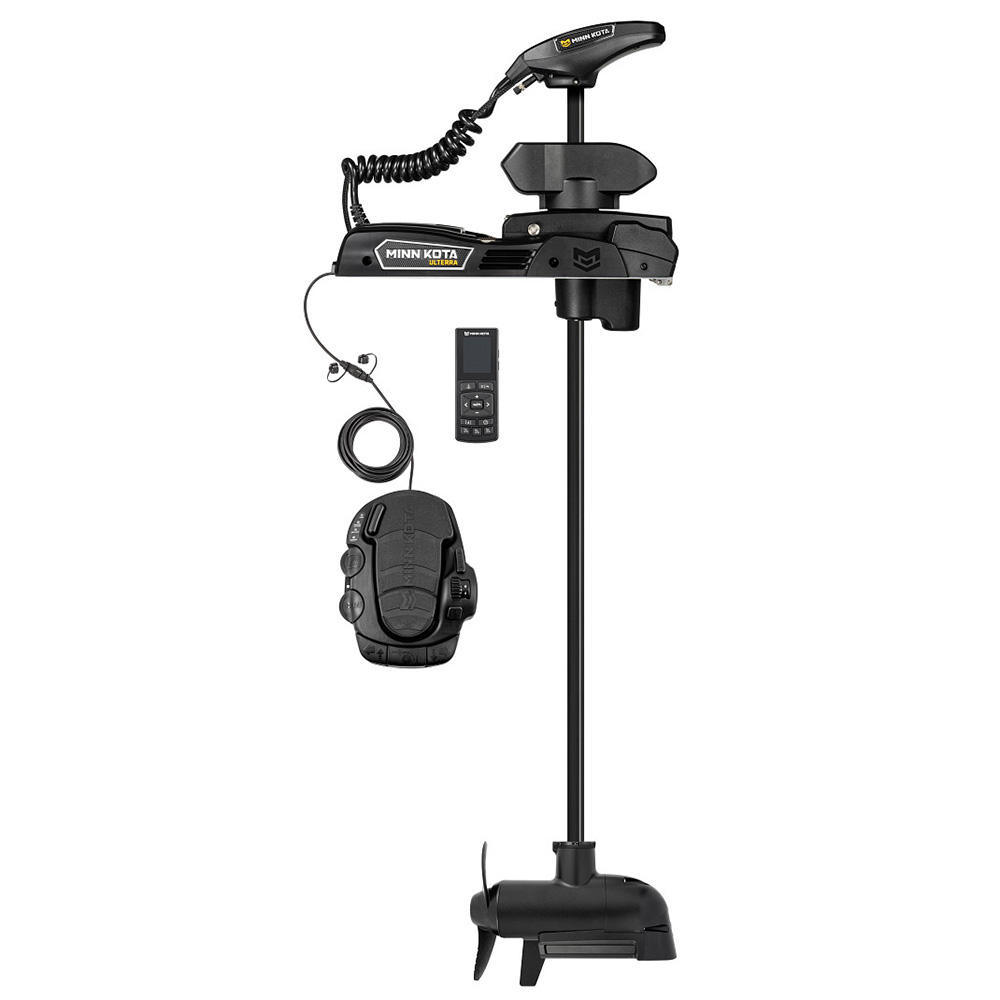 image for Minn Kota Ulterra QUEST™ 90/115 Trolling Motor w/Wireless Remote – MEGA Down/Side Imaging – 24/36V – 90/115LBS – 60″ *Remanufactured