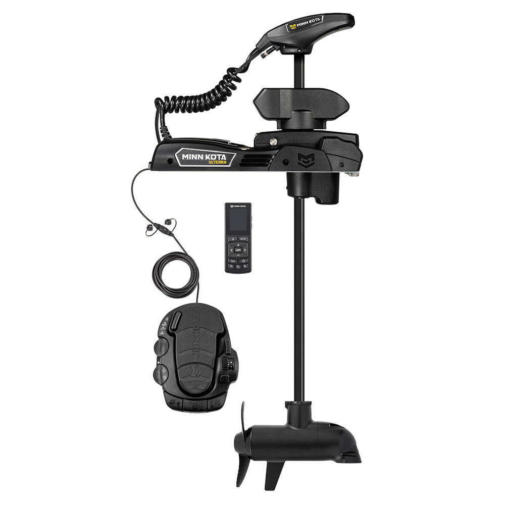 image for Minn Kota Ulterra QUEST™ 90/115 Trolling Motor w/Wireless Remote – Dual Spectrum CHIRP – 24/36V – 90/115LBS – 45″ *Remanufactured