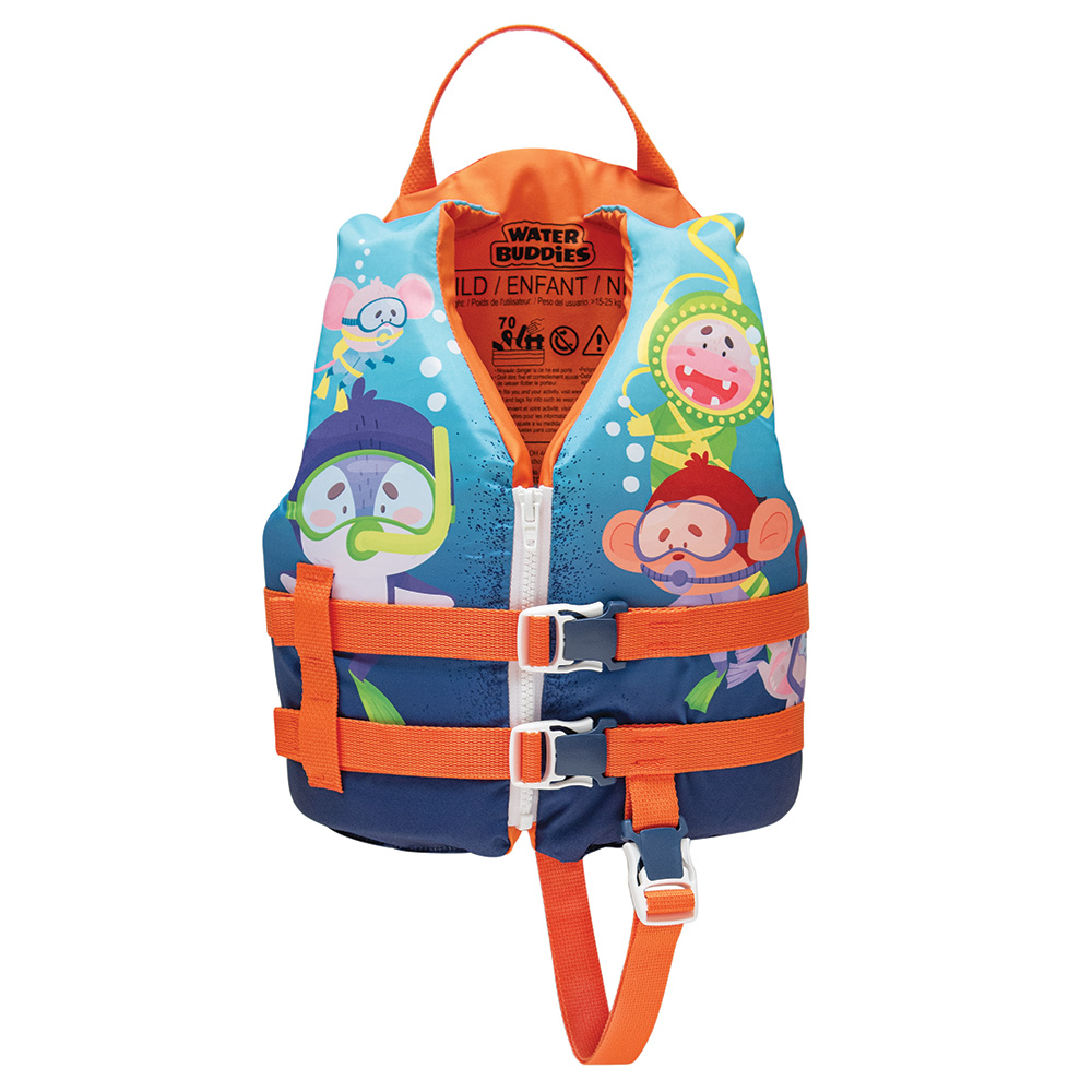 image for Full Throttle Child Water Buddies Life Vest – Shark – 30-50lbs Type III