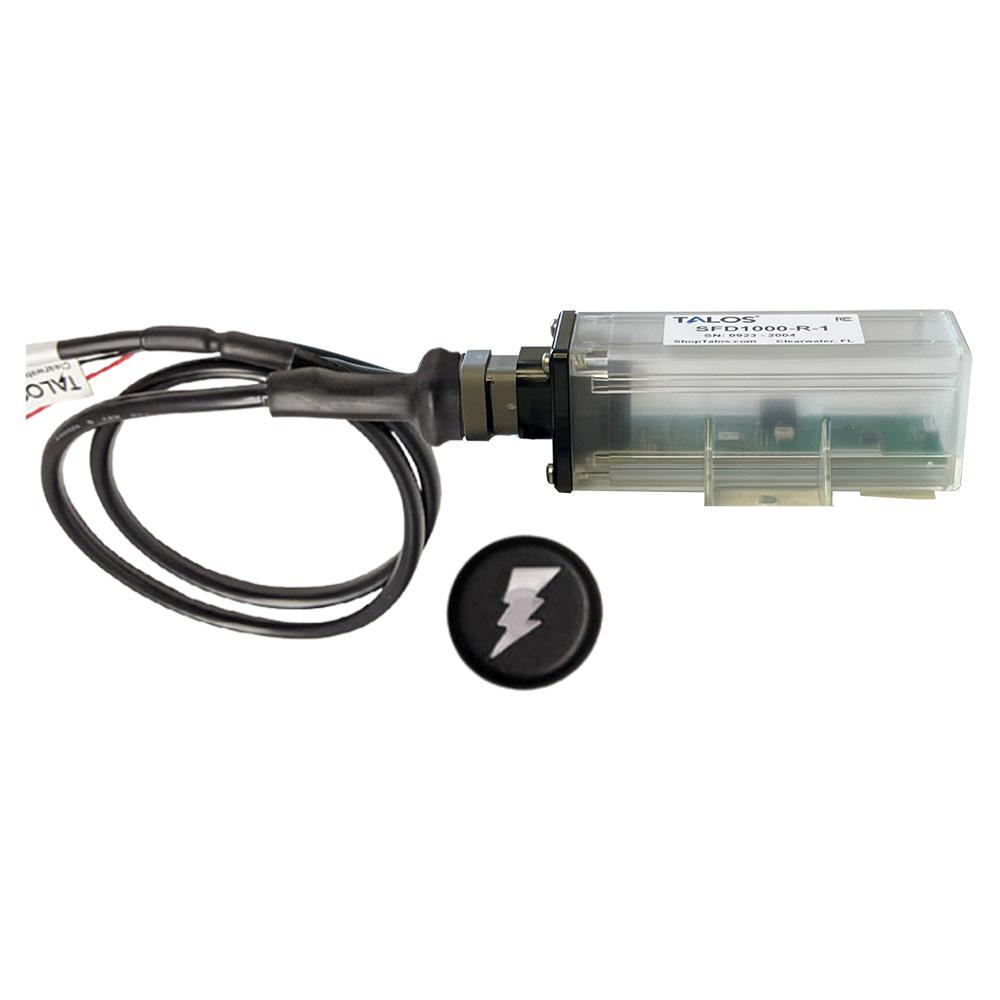 image for TALOS Remote Housing Lightning Detection System w/3′ Cable – Black Round Indicator w/Translucent Housing