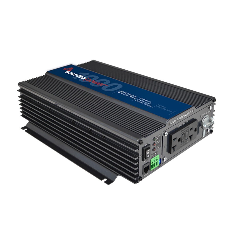 image for Samlex PST-1000-12HD Pure Sine Wave Inverter 12V Input 120 VAC Output 1000W