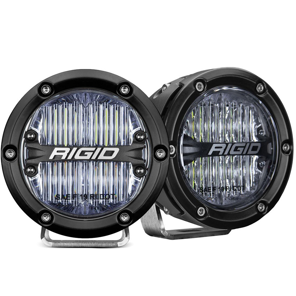 image for RIGID Industries 360-Series 4″ LED SAE Fog Beam – White – Set of 2