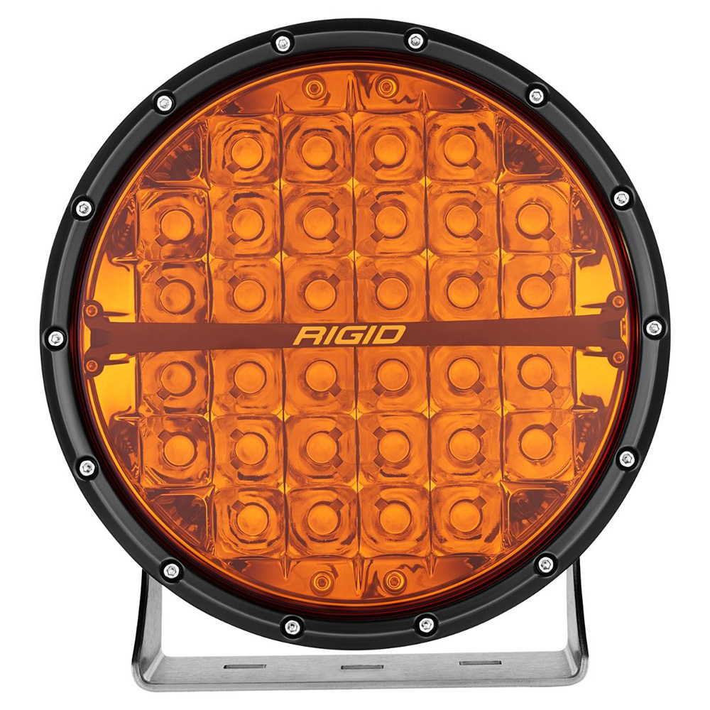 image for RIGID Industries 360-Series Amber Pro 9″ Offroad Spot Beam w/Amber Backlight Pod – Single