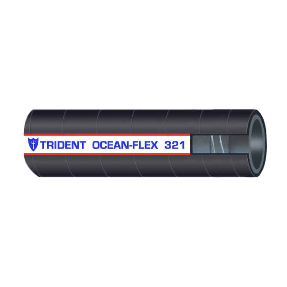 image for Trident Marine 2-1/2″ x 25′ Ocean-Flex Multipurpose Hose